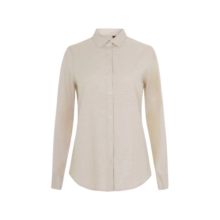 VL PRITHVI WOMEN. Koszula Oxford (180 g/m²) dla kobiet, wykonana z bawełny (50%), poliestru (45%) i elastanu (5%)