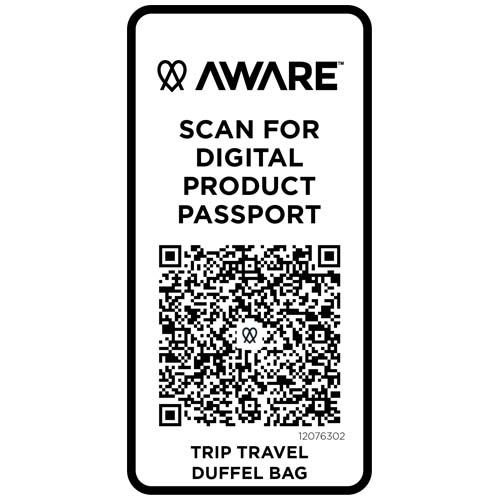 Trip Aware™, torba podróżna wykonana z materiałów z recyklingu, 42 l