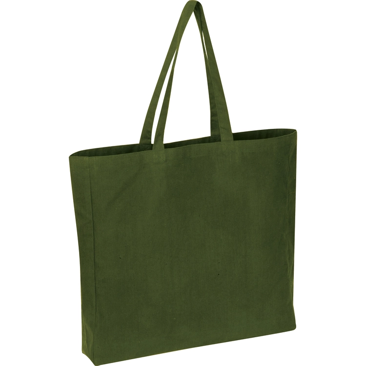 Torba shopper z bawełny z recyklingu i poliestru NINA