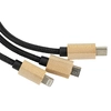 Długi kabel 3w1 z podświetlanym logo LH-ZMU06