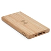 FITCH. Power bank 5.000 mAh z bezprzewodową ładowarką 5W z bambusową