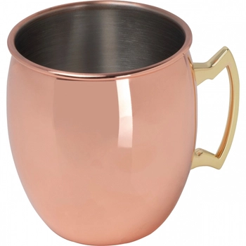 Kubek stalowy 500 ml CrisMa ANDY, miedziany 8494995