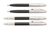 9313 Zestaw (pióro wieczne i długopis) Sheaffer kolekcja 100, czarne, wykończenia niklowane
