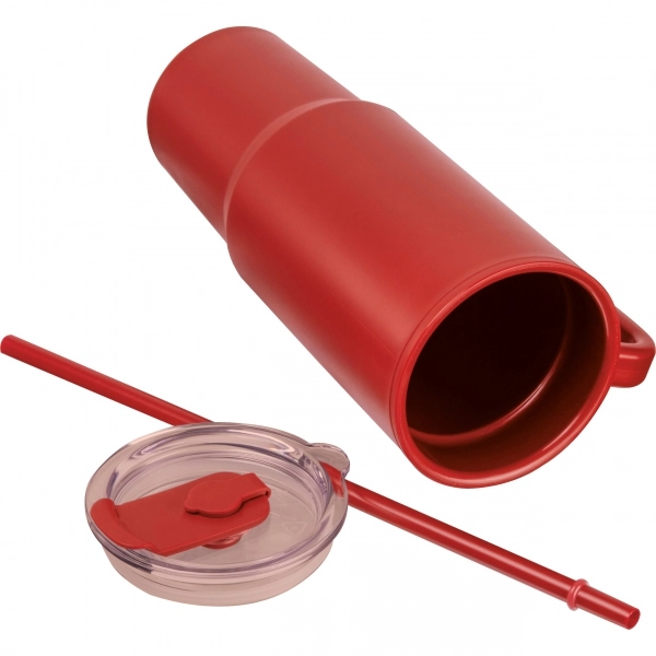 Kubek ze słomką XXL 1200 ml TEODORA