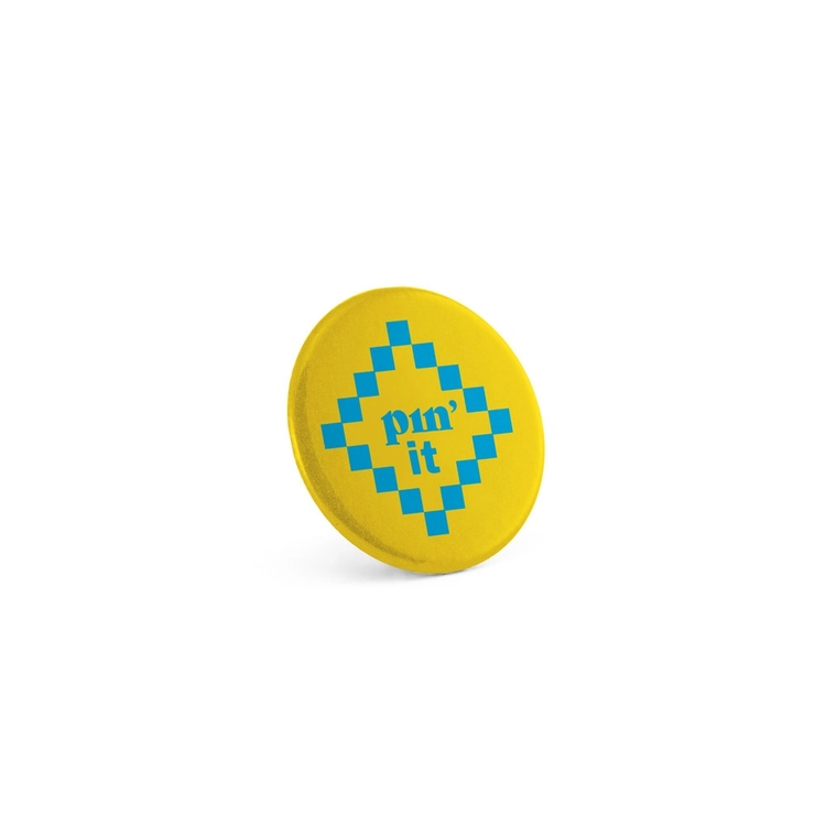 Button P'IN 3. Button P'IN 3. Okrągła przypinka
