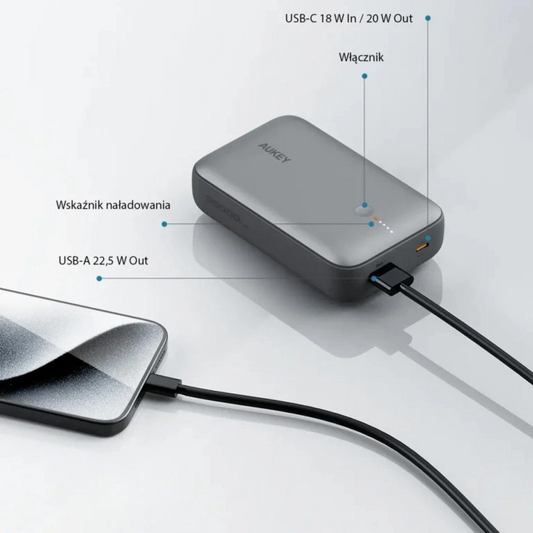 Power bank 20000 mAh Aukey