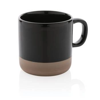 Kubek ceramiczny 300 ml, czarny P434.111