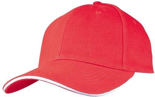 Czapka z daszkiem bawełniana 6 paneli, 260 g/m² CURTIS