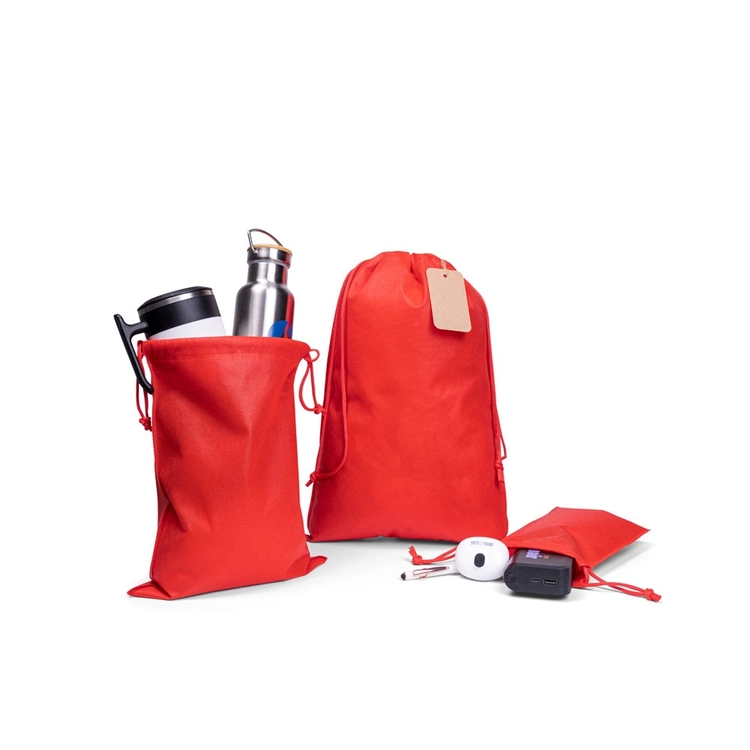 GIFT BAG L. Duża torba w stylu plecaka, wykonana z materiału włókninowego (60 g/m²)
