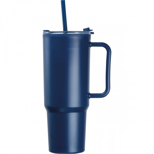 Kubek ze słomką XXL 1200 ml TEODORA