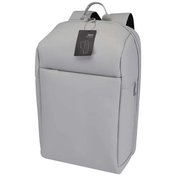 SMART plecak na laptopa 15” wykonany z materiałów z recyklingu (certyfikat GRS), o pojemności 18 litrów, Jasny szary 13015382