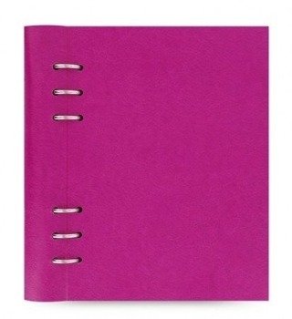 Clipbook fILOFAX CLASSIC A5, notatnik i terminarze bez dat, okładka w kolorze fuksji, różowy filofax-023617