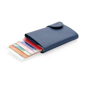 Etui na karty kredytowe i portfel C-Secure, ochrona RFID, niebieski P850.515