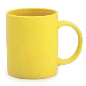 Kubek ceramiczny 370 ml, żółty V8507-08